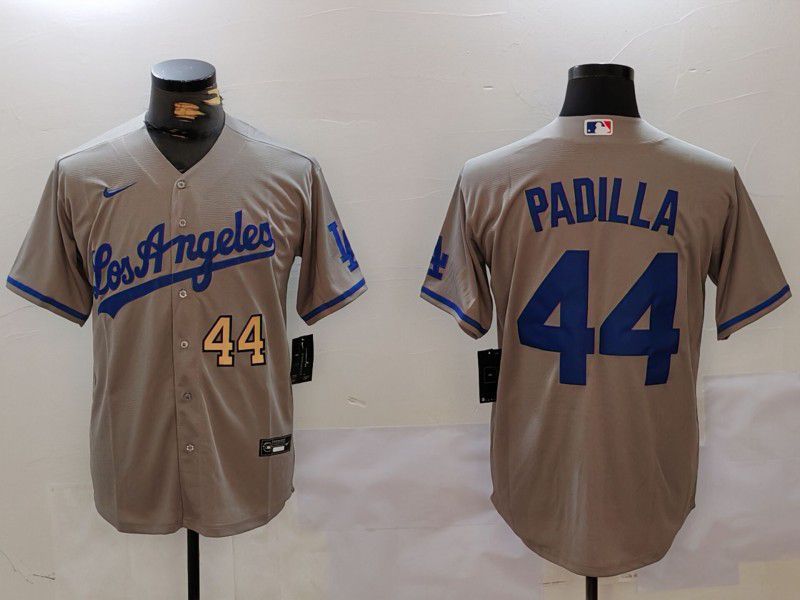 Men Los Angeles Dodgers #44 Padilla Grey Game 2024 Nike MLB Jersey style 2->indianapolis colts->NFL Jersey